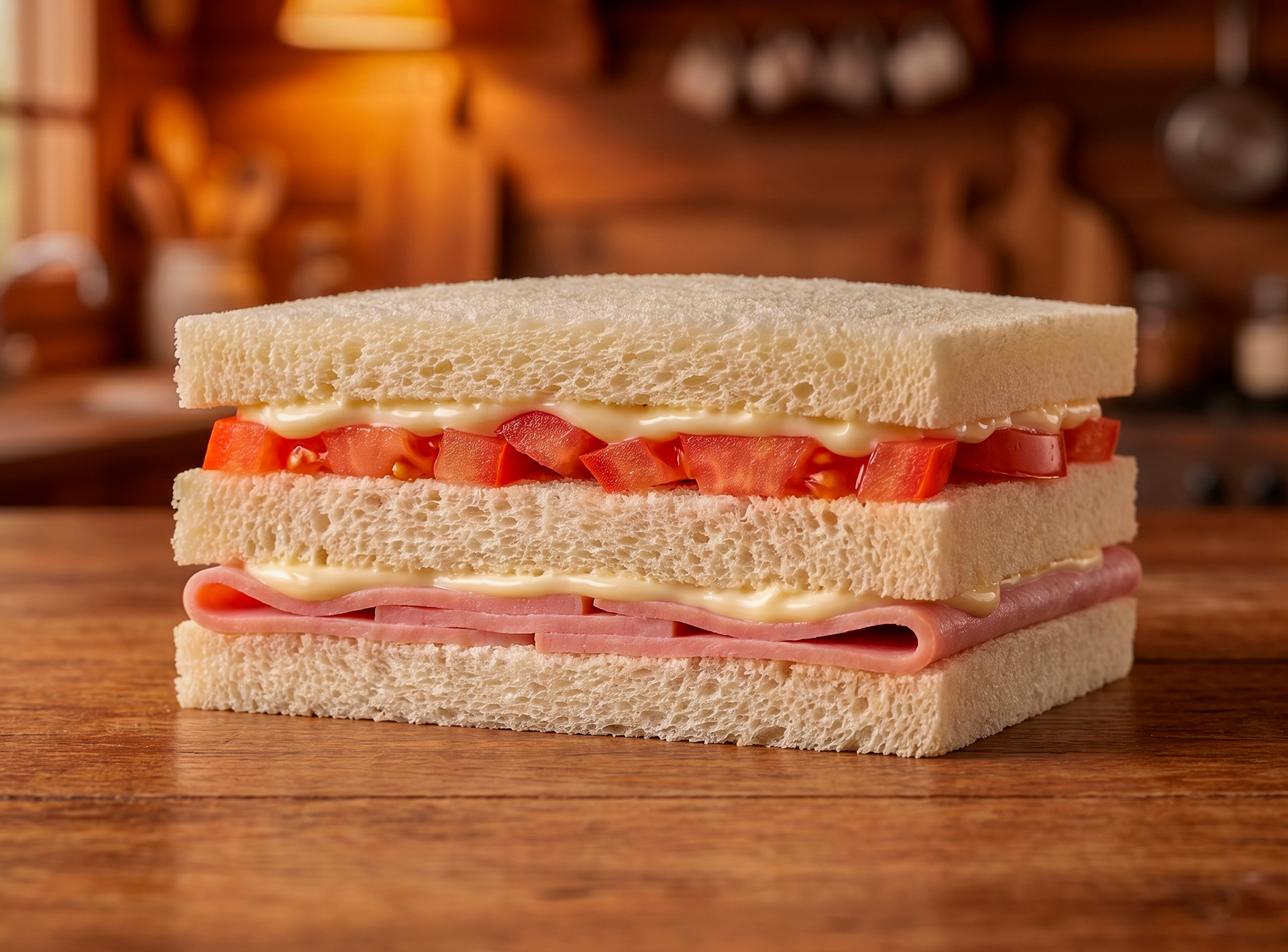 Jamón y tomate
