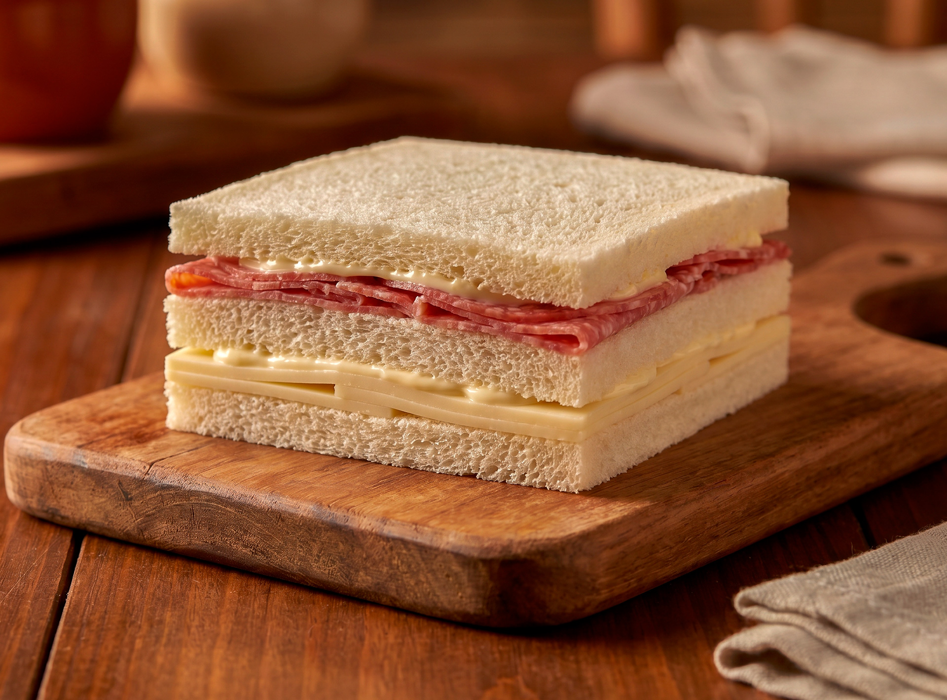 Salame y queso